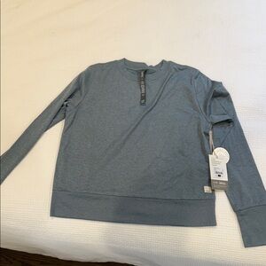 Vuori Gray Long Sleeve Tee